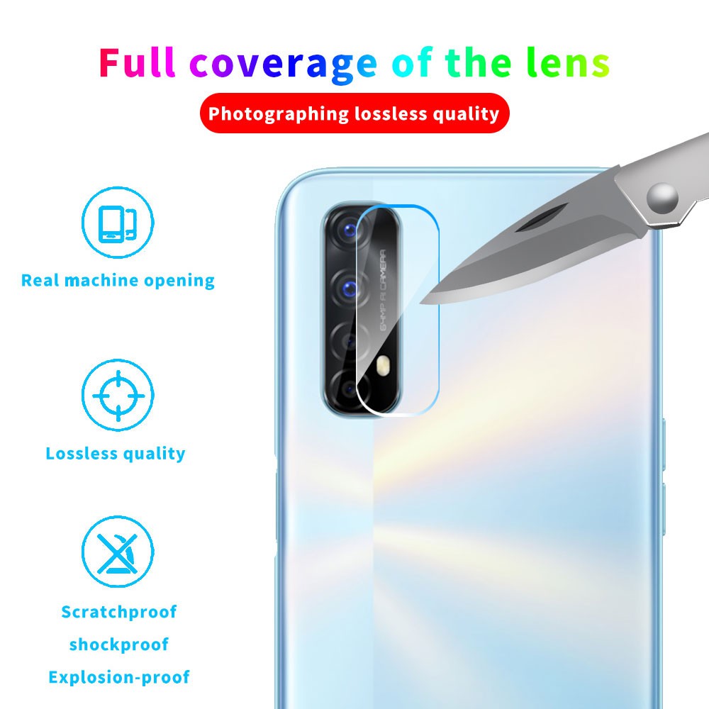 ภาพหน้าปกสินค้ากระจกนิรภัย Realme X7 Pro Camera Lens Protector Tempered Glass Realme 5 5I 5S 5Pro Realme5Pro Realme X7Pro RealmeX7Pro ป้องกันเลนส์กล้อง