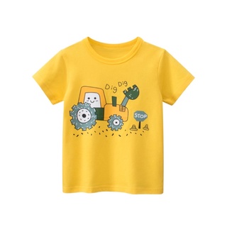 สินค้า 9816 27kids เสื้อยืดเด็ก รถตัก Dig Dig