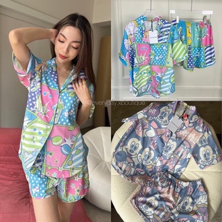 𝑁𝑒𝑤 𝐶𝑜𝑙𝑙𝑒𝑐𝑡𝑖𝑜𝑛✨ Sleepwear😴💖☁️🌟(390฿ฟรีส่ง) ชุดนอน ขาสั้น มาเพิ่ม ลายใหม่น่ารักมาก ลูกค้าถามหากันมาเยอะมาก tag ป้าย valen