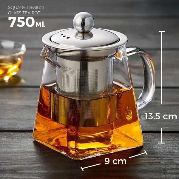 กาน้ำชา-ขนาด-750-มล-มาพร้อมที่กรองใบชา-กาชงชา-แก้วชงชา-ชุดชงชา-ที่ชงชา-เครื่องชงชา-กาต้มชา-กาชงชามีที่กรอง-กาน้ำชงชา