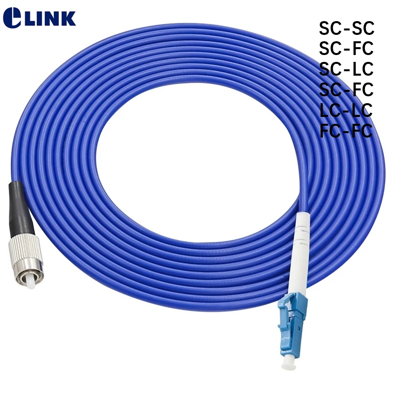 400mtr-1c-armored-2-0mm-fiber-patch-cord-simplex-fiber-sm-sc-lc-fc-ftth-jumper-1-core-optical-fibre-singlemode-cable-eli