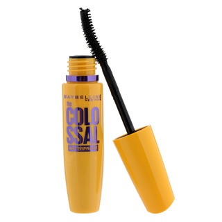 MAYBELLINE THE COLO SSAL WATERPROOF 9.2 ML.เมย์เบลลีน นิวยอร์ก โคลอสซอล สูตรกันน้ำสีดำ