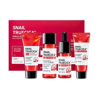 (ของแท้) ซัมบายมี เสนล เซ็ท SOME BY MI SNAIL TRUECICA MIRACLE REPAIR STARTER KIT (4 item)