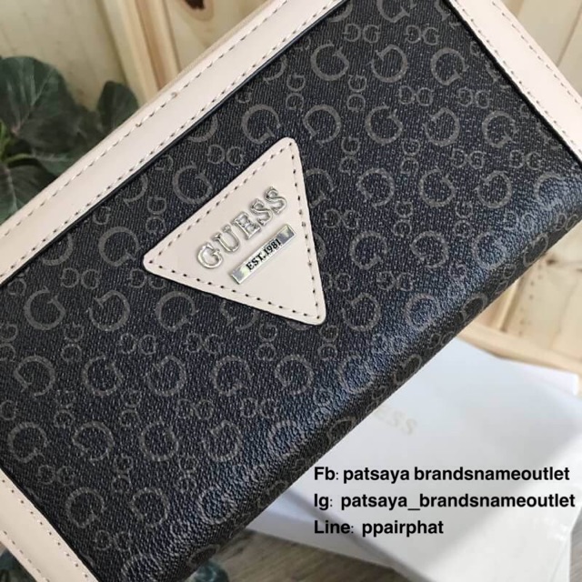 พร้อมส่งความสวย-new-arrival-guess-factory-womens-zip-around-long-wallet-2017-แท้-outlet-กระเป๋าสตางค์ใบยาวรุ่นใหม่