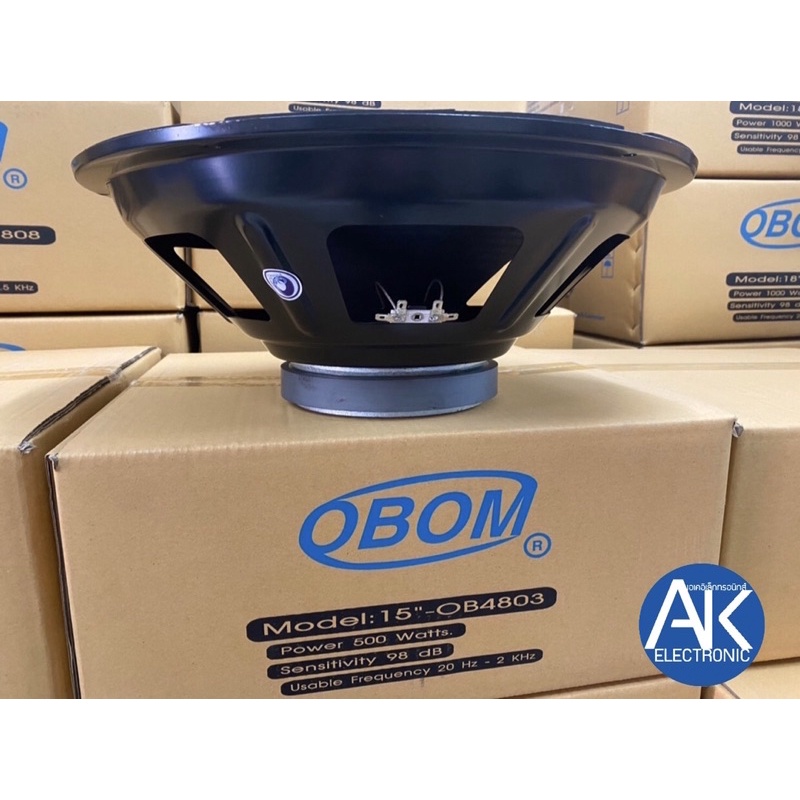 ดอกลำโพง 15นิ้ว OBOM-4803 โอบอ้อม 15” [500w] จำนวน 1 ดอก เครื่องเสียง ...