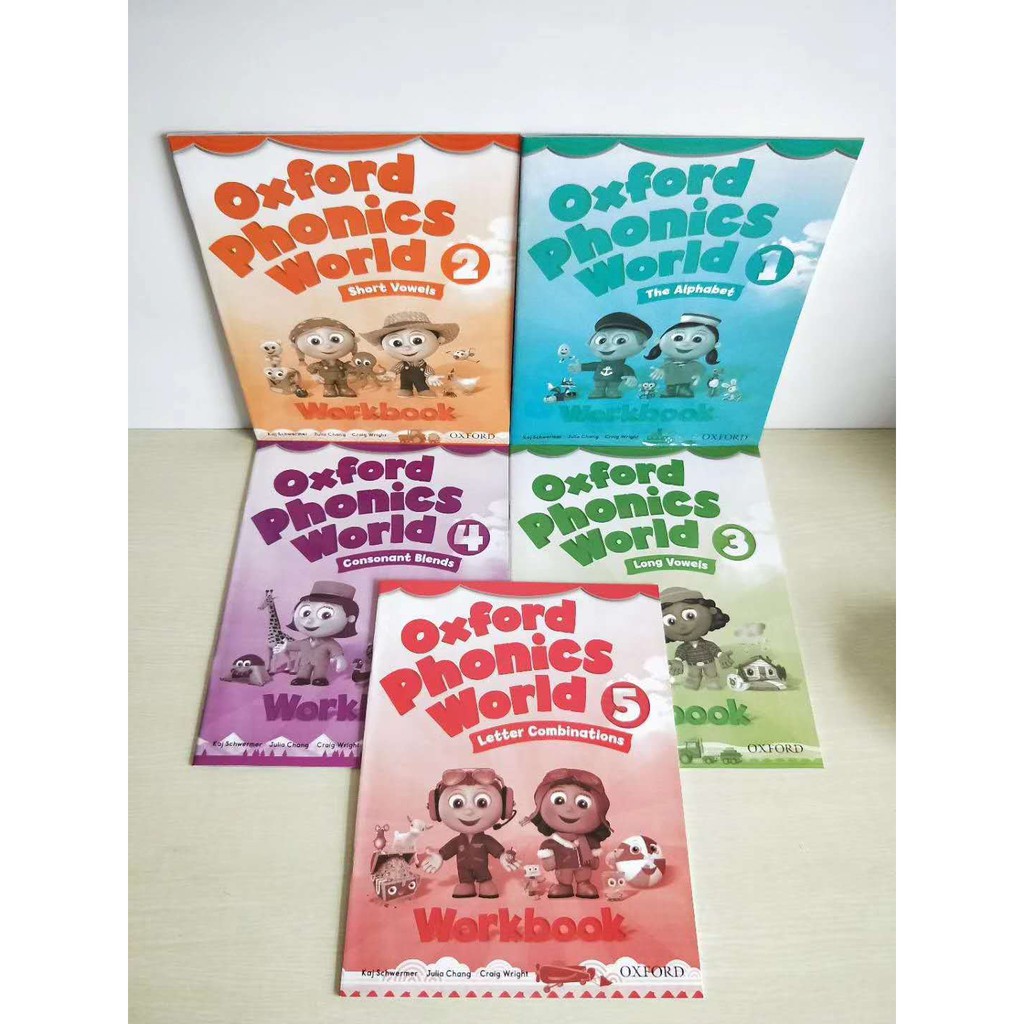 cd-copy-แบบฝึกหัดoxford-phonics-world-10-เล่ม-มี-cd-10แผ่น-level-1-5-สำหรับน้องๆวัยประถม