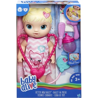 Baby Alive Better Now Bailey Blonde Hair Doll B5158 เบบี้แอลฟ์ บลอนด์