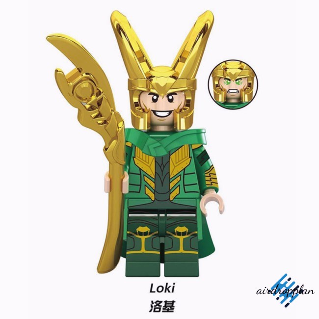 บล็อกตัวต่อเลโก้-รูปซุปเปอร์ฮีโร่-aird-thor-loki-hela-odin-iron-man-spiderman-marvel-ของเล่นเสริมการเรียนรู้-สําหรับเด็ก