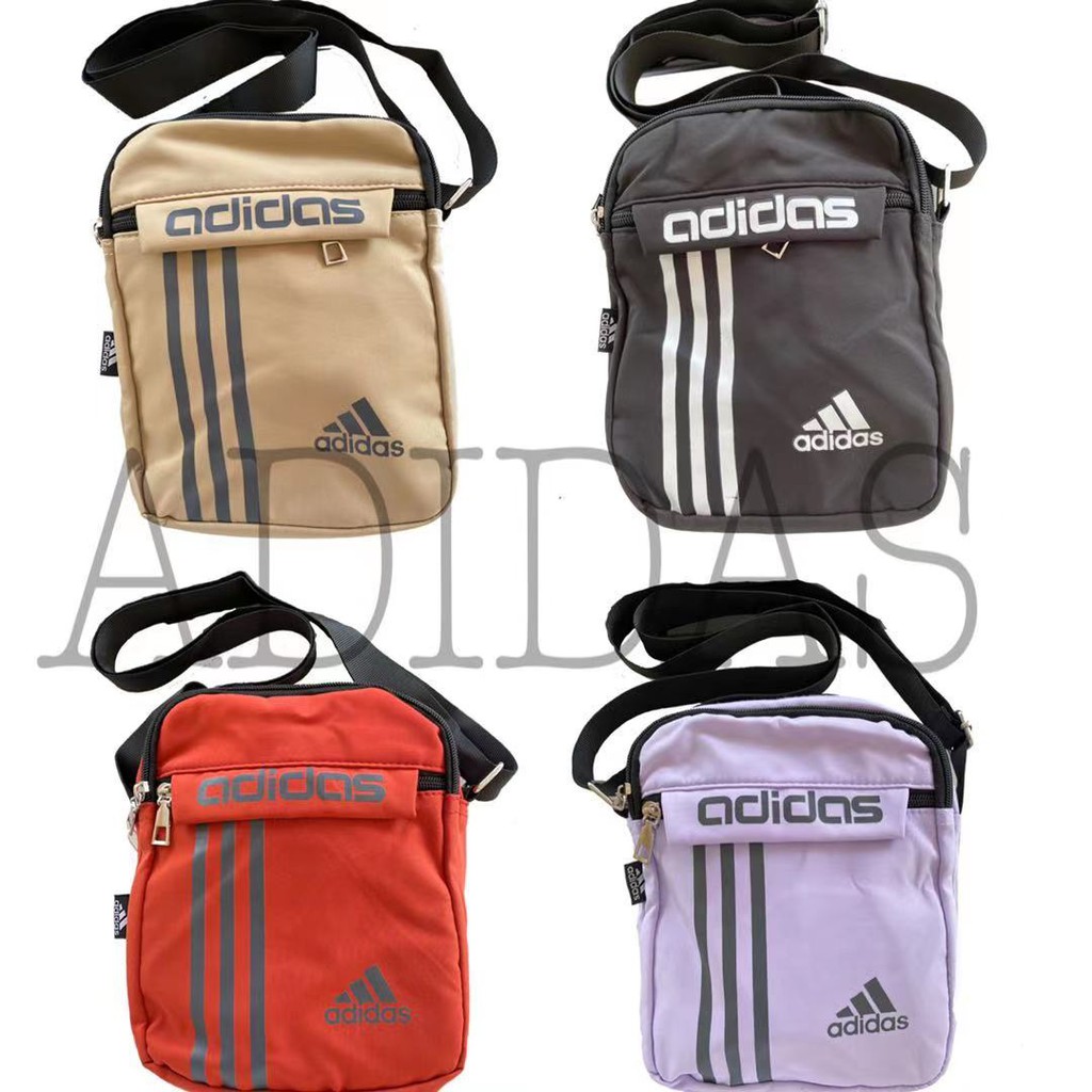 พร้อมส่ง-กระเป๋าสะพายข้างอาดิดาส-adidas-สุดฮิต-สายปรับความยาวได้ลายอาดิดาส3แถบ