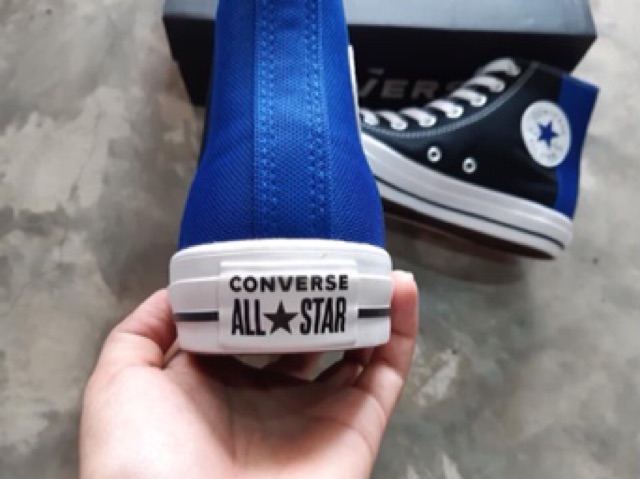 converse-รองเท้าผ้าใบหุ้มข้อ-รุ่น-all-star-colorblock-hi-black-blue-สีดำแถบน้ำเงิน