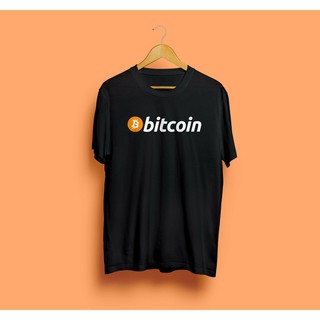 【2022tshirts】แฟชั่นเสื้อยืด Bitcoin โลโก้ Crypto สกุลเงินอิเล็กทรอนิกส์เงินสดใหม่เสื้อที Gildan ร้อนสีดำ