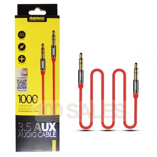 Remax 3.5 Aux Audio Cable 1000 mm  ( ของแท้ )