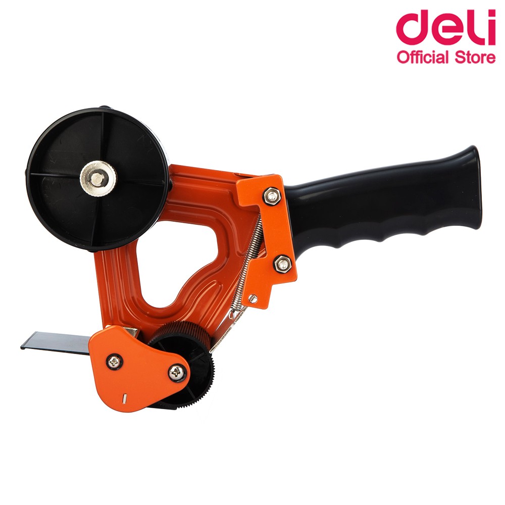 deli-800-packing-tape-dispenser-ที่ตัดเทปปิดกล่องแบบเหล็ก-สำหรับใช้งานมือเดียวประหยัดแรงกว่า-แท่นเทป-เทปปิดกล่อง-office