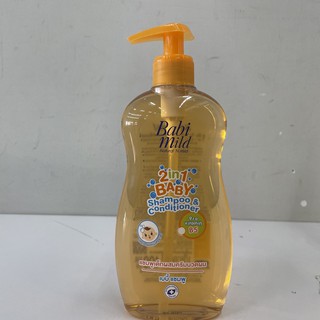 สินค้า Babi Mild 2 In 1 Baby Shampoo & Conditioner เบบี้มายด์ ทูอินวัน แชมพูเด็กผสมครีมนวดผม 400 มล.