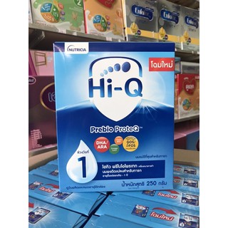สินค้า [นมผง] ไฮคิว พรีไบโอโพรเทก 250 กรัม (ช่วงวัยที่ 1) นมผงสำหรับเด็กทารกแรกเกิด - 1 ปี Hi-Q Step 1