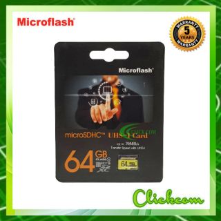 Microflash Memory Card 64 GB Class10