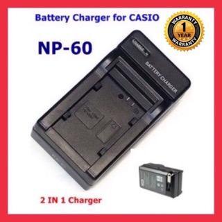 แท่นชาร์จแบตกล้อง คาสิโอ NP-60/CASIO CHARGER NP 60