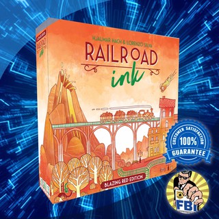 Railroad Ink Blazing Red Edtion Boardgame [ของแท้พร้อมส่ง]