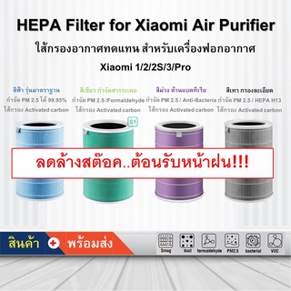 สินค้า ไส้กรองอากาศ HEPA filter ทดแทน สำหรับเครื่องฟอก Xiaomi ++ พร้องส่ง !!! ++