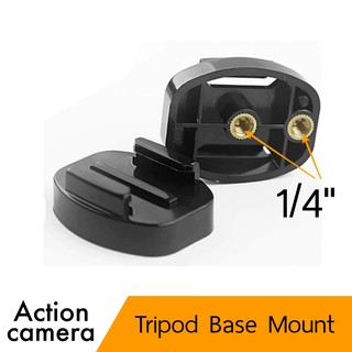 ภาพหน้าปกสินค้าQuick Release Tripod Mount Adapter For actioncam gopro ที่เกี่ยวข้อง