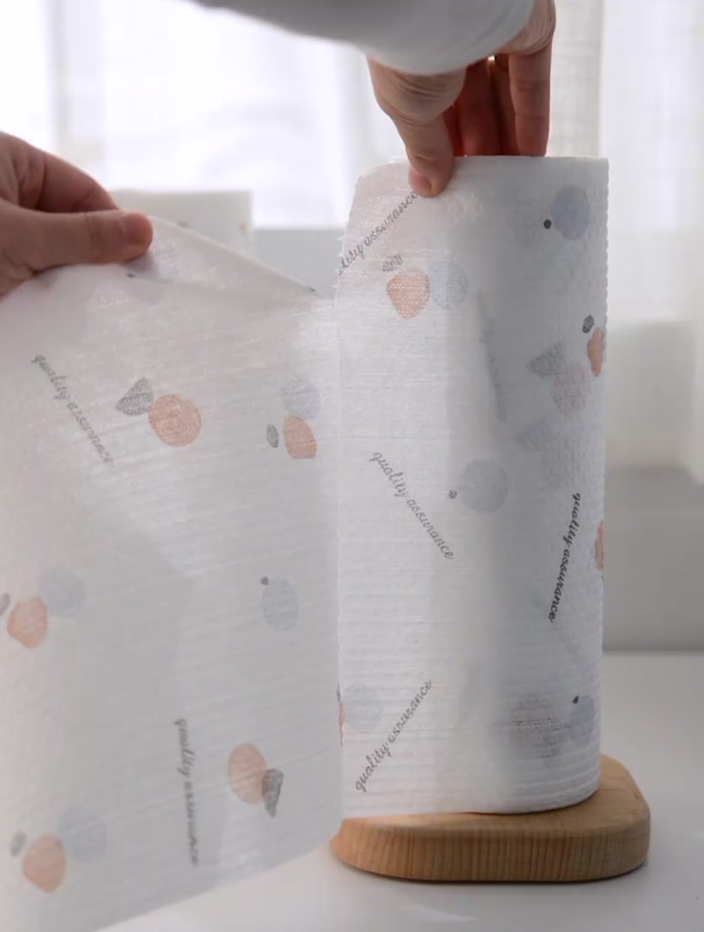 กระดาษทิชชู่ซักได้-ทิชชู่-50แผ่น-ม้วน-ทิชชู่ผ้าคอตตอน-ทำความสะอาด-ทิชชู่ทำความสะอาด-กระดาษซับน้ำมัน-คละลาย