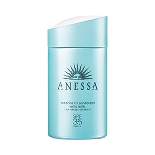 [ฉลากไทยแท้!!]  Anessa Essence/Moisture UV Sunscreen Mild Milk แอนเนสซ่า มายด์ มิลค์ SPF 35 PA+++60ml.