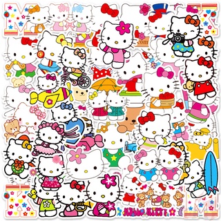 50 ชิ้น / ชุด ☆ สติกเกอร์ Hello Kitty Series 01 ขนาดเล็ก ☆ สติกเกอร์ Doodle แฟชั่น กันน้ํา DIY