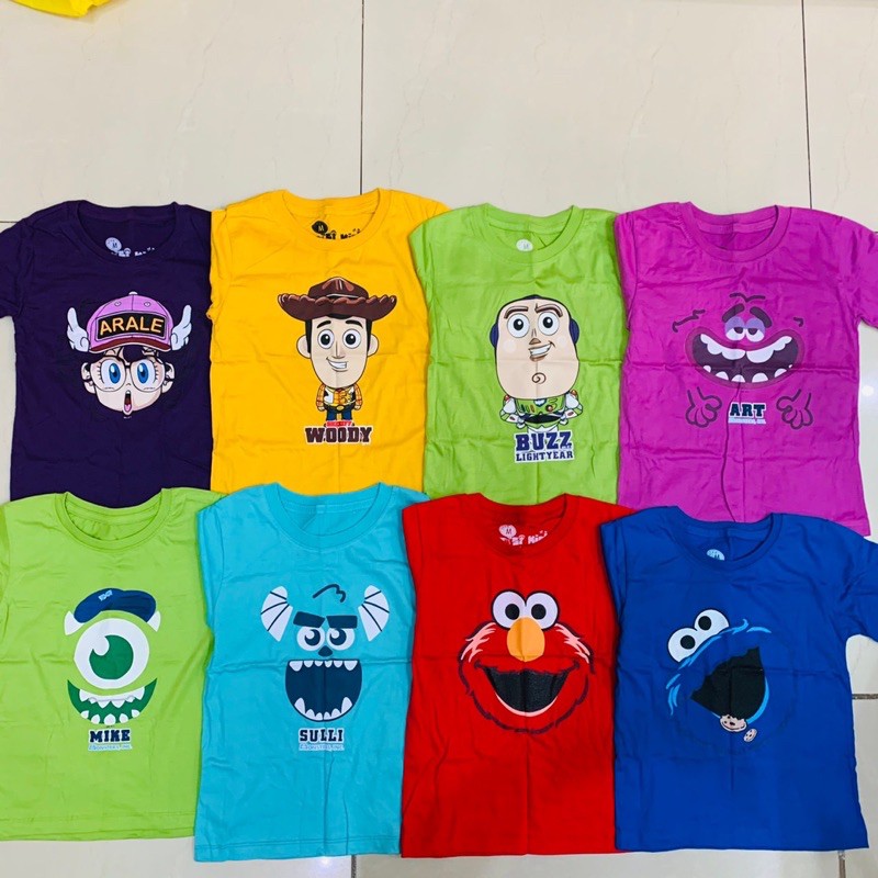 เสื้อยืดลายการ์ตูน-เด็ก-แบรนด์goosi-ราคาขายส่ง