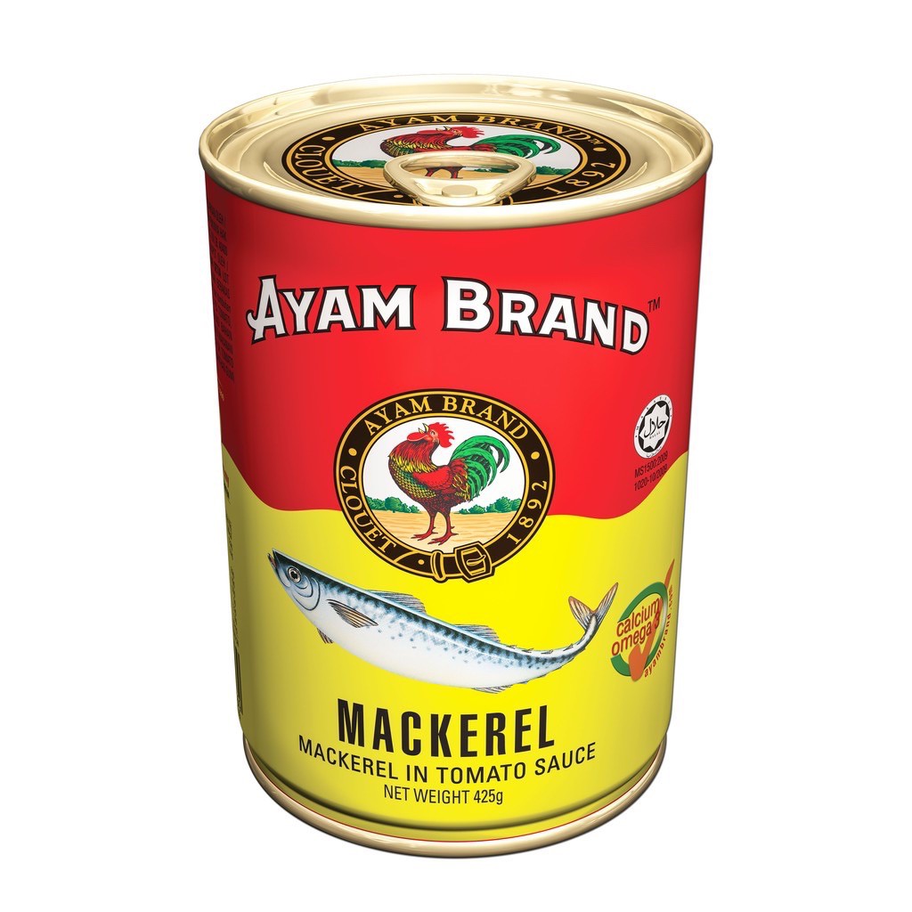 ayam-brand-mackerel-in-tomato-sauce-อะยัม-ปลากระป๋องแมกเคอเรลในซอสมะเขือเทศ-425-กรัม-x-6-กระป๋อง