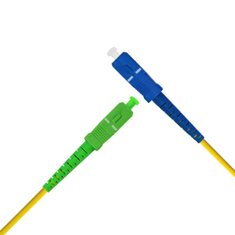 SC APC to SC UPC SC Patch Cord Simplex 3.0mm Single Mode Fiber Patch ...
