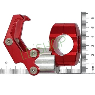 ที่แขวนหมวกกันน็อคยึดกับแฮนด์ PCX แดง งาน CNC ใส่รุ่นทั่วไป ตะขอเกี่ยวหมวก ที่แขวนของ ตะขอ แขวนของ 239 SHOP2