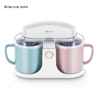 เครื่องทำไอศกรีม Bear Cubs Double Barrel Ice cream machine Automatic home 1L