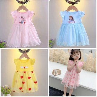 ภาพหน้าปกสินค้าElsa Princess Dress 2-4 YearsOld Girl\'s Dress ซึ่งคุณอาจชอบสินค้านี้