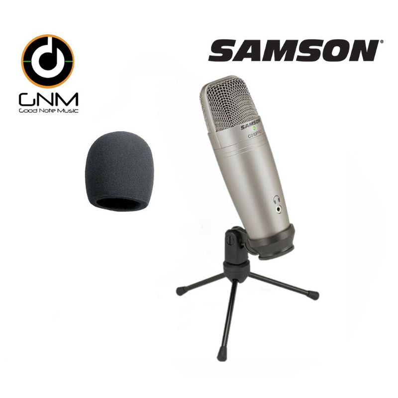 คอนเดนเซอร์ไมโครโฟน-samson-c01u-pro-usb-studio-condenser-microphone-รุ่น-c01u-pro