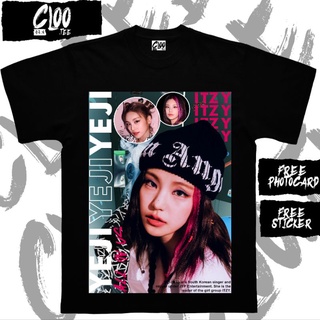 เสื้อยืดผ้าฝ้ายพิมพ์ลาย KPOP YEJI ITZY / VER. 2 / CLOO.TEE /