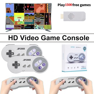 Sf1500+16bit คอนโซลทีวีไร้สาย HDMI SF900 สไตล์เรโทร สําหรับเกมสติ๊ก Super Nintendo