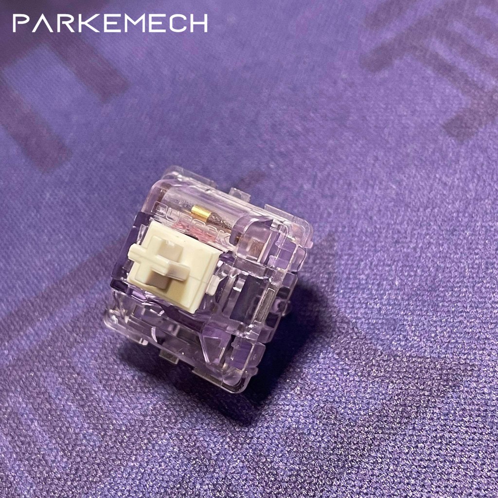 ภาพหน้าปกสินค้าLavender Linear Switch 65 g x1 สวิทช์สุดพิเศษ Full Nylon Thocc มา จากร้าน parkemech บน Shopee