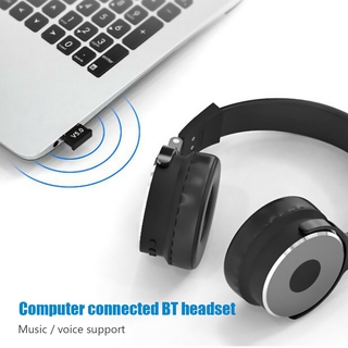 ภาพขนาดย่อของภาพหน้าปกสินค้าNew ตัวรับ/ตัวส่ง Bluetooth จาก อุปกรณ์ PC Laptop ไปหาอุปกรณ์ที่มี Bluetooth ได้ CSR5.0 Dongle Adapter (no driver disc) จากร้าน lamjad_tha บน Shopee