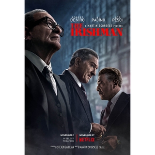 โปสเตอร์หนัง The Irishman คนใหญ่ไอริช โปสเตอร์ Poster รูปภาพ ภาพติดผนัง โปสเตอร์ภาพพิมพ์ ตกแต่งบ้าน