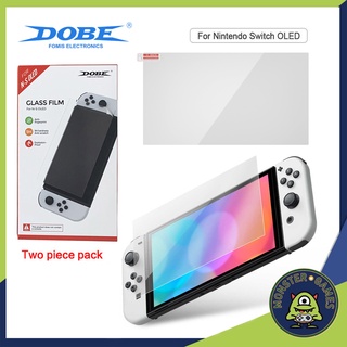 สินค้า DOBE Glass Film for Nintendo Switch OLED (กันรอยกระจก)(กันรอยใส)(ฟิล์มใส ฟิล์มกระจก Switch)(TNS-1156)