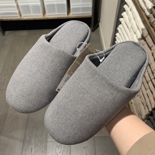 (ของมาครบ)MUJI 100% cushion/soft slipper(size M L XL) ของแท้💯💯จากช้อป