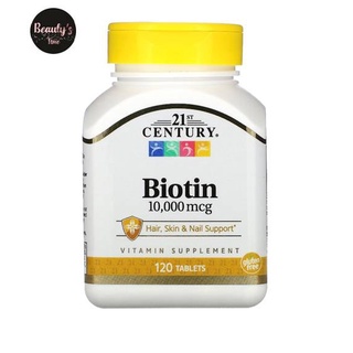 ภาพหน้าปกสินค้า21st Century Biotin 5,000-10,000 mcg 110-120 Tablets ซึ่งคุณอาจชอบสินค้านี้