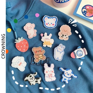 (เข็มกลัด 5 ชิ้น) เข็มกลัดอะคริลิค ลายการ์ตูนญี่ปุ่นน่ารัก สร้างสรรค์ เครื่องประดับ สําหรับเด็กผู้หญิง F952