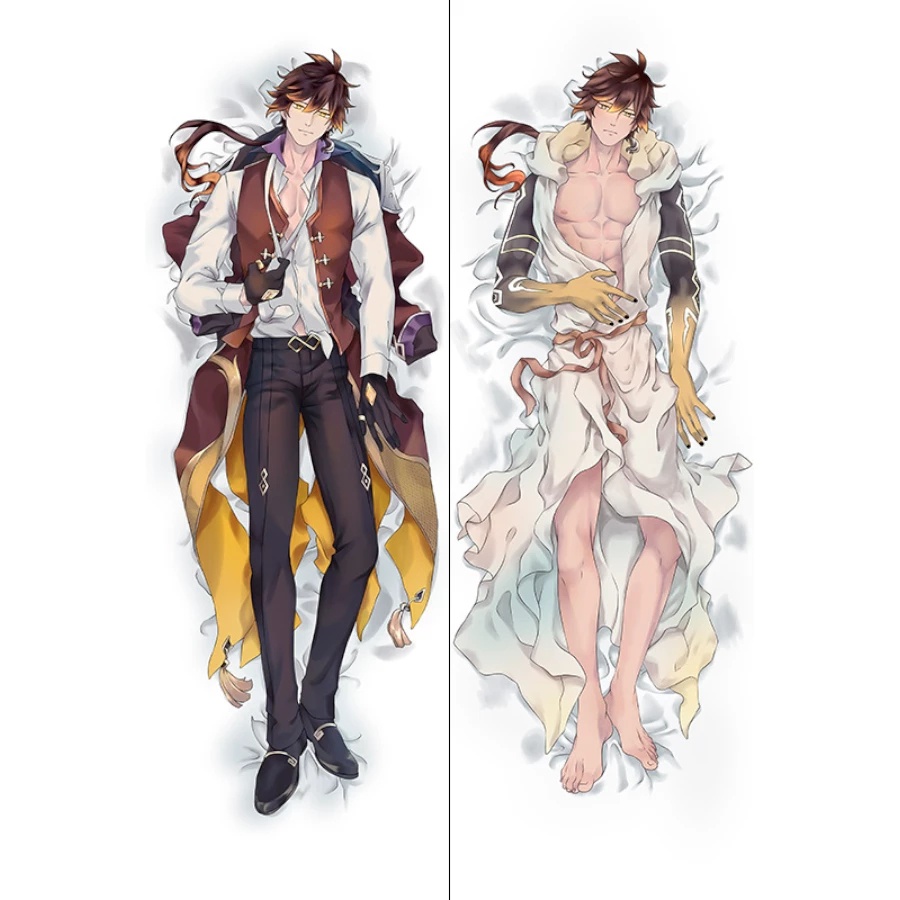 ปลอกหมอน-ลาย-dakimakura-genshin-impact-zhun-li-2-ด้าน-ขนาด-60x180-ซม-สําหรับผู้ชาย