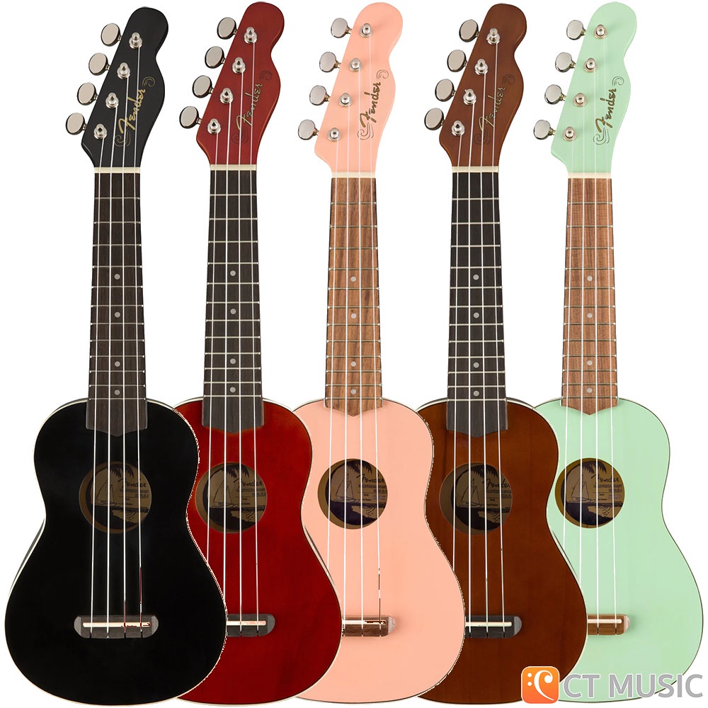 อูคูเลเล่-fender-venice-soprano-ukulele-มีครบทุกสี
