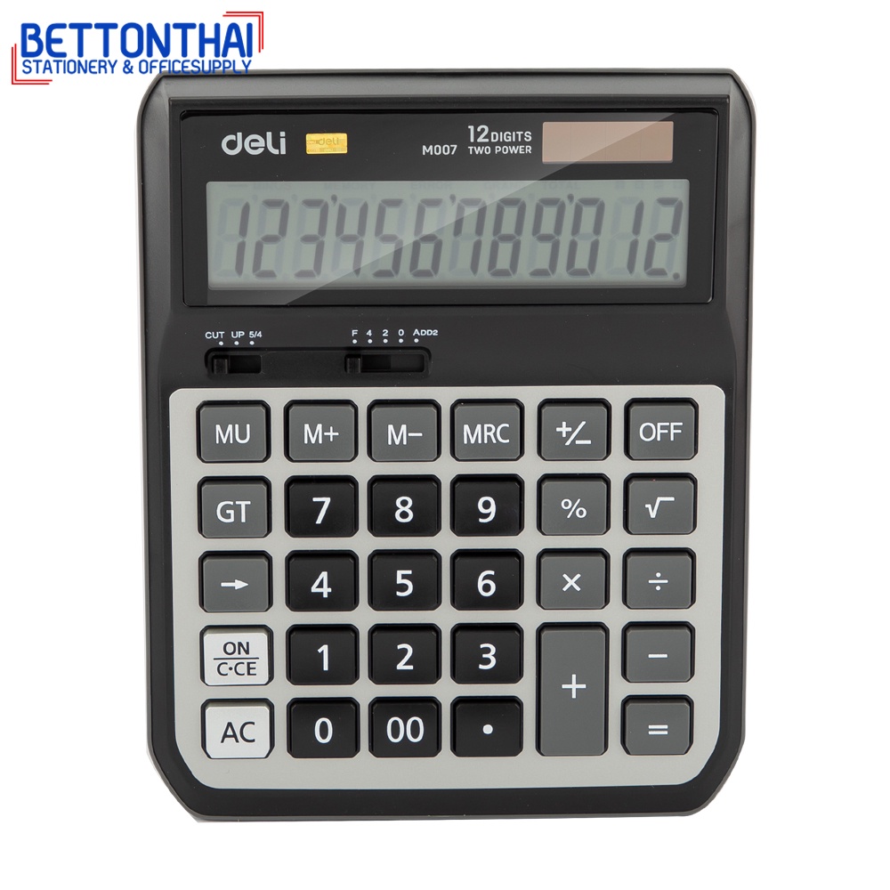 deli-m00720-calculator-12-digit-เครื่องคิดเลขแบบตั้งโต๊ะ-12-หลัก-รับประกัน-3-ปี-เครื่องคิดเลข-อุปกรณ์สำนักงาน-office