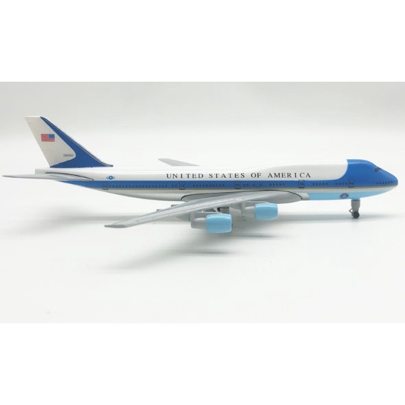 โมเดลเครื่องบิน-สินค้าส่งจากไทย-ขนาด-20cm-มีล้อ-usa-president-air-force-aircraft