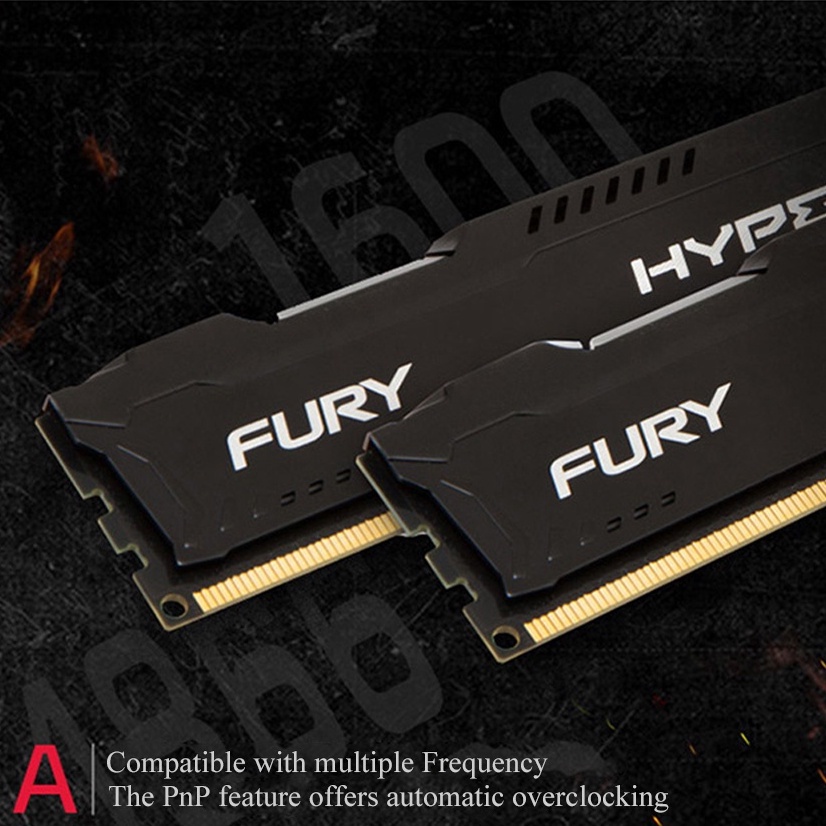 ภาพสินค้าKingston Hyperx 4GB/8GB Desktop RAM DDR3 1333/1600/1866MHZ DIMM memory for PC จากร้าน mboy_computer_accessories บน Shopee ภาพที่ 3