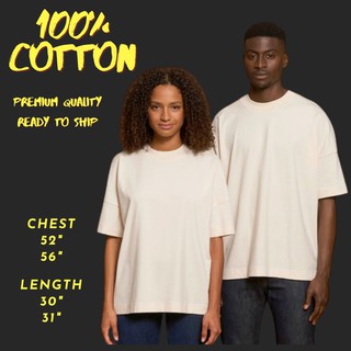 Oversized T-Shirt Short Sleeve Tops  100% cotton Large-Sized Chest 52-56 Street Style for Men Womens Couple ReadytoShip