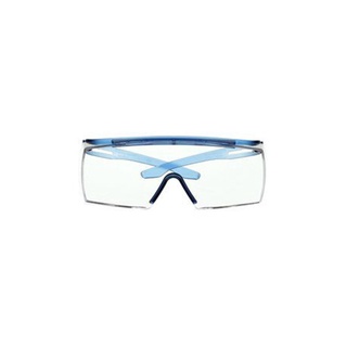 สินค้า 3M แว่นตานิรภัยครอบแว่นสายตา 3701ASGAF กรอบฟ้า เลนส์ใส